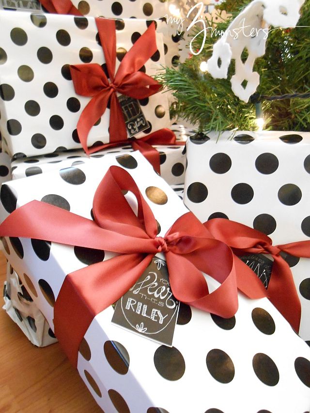 Idee semplici fai da te per pacchetti di Natale
