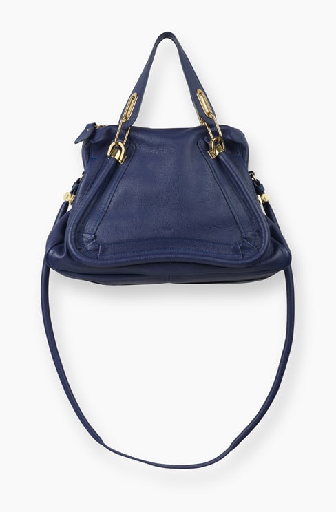 PARATY BAG IN GRAINED CALFSKIN storm blue