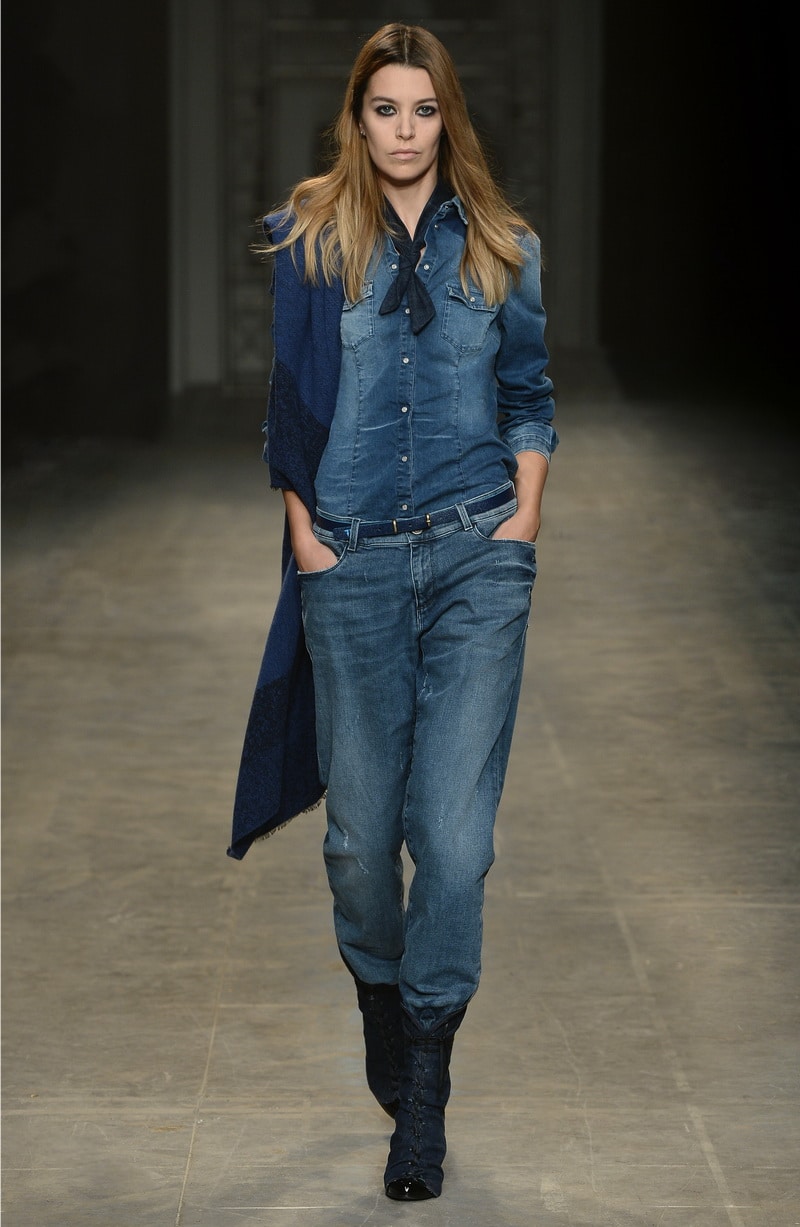 camicia di jeans trussardi 201516