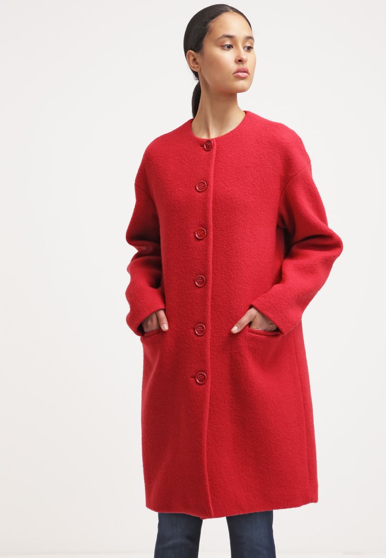 cappotto rosso donna