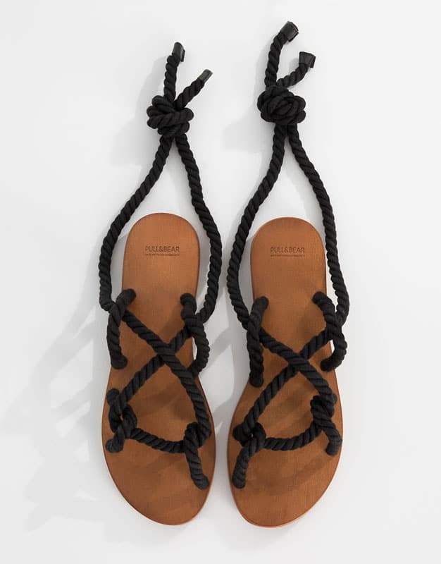 sandali in corda