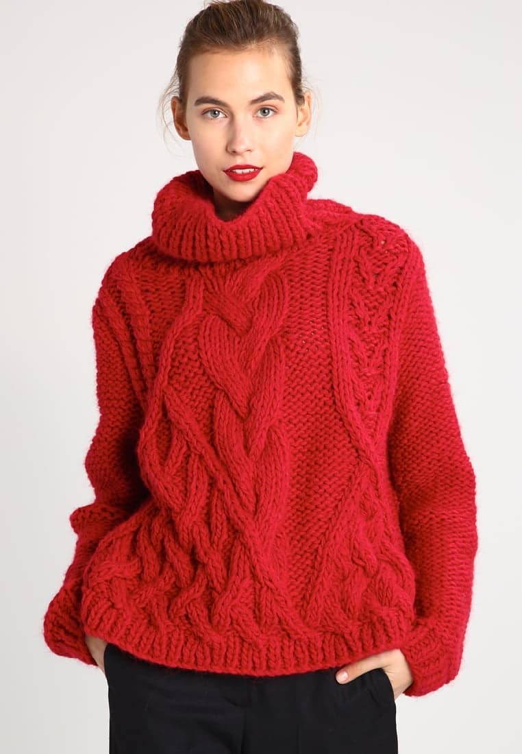 maglione lana grossa inverno 2017
