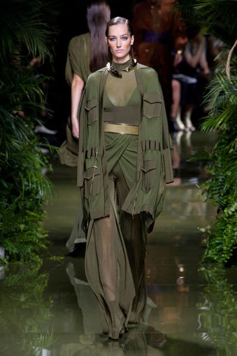 Tendenze moda primavera 2017 verde militare