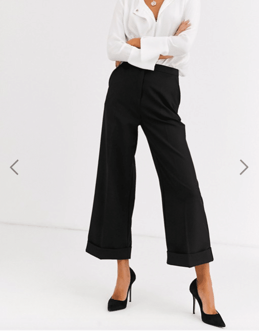 pantaloni culotte outfit